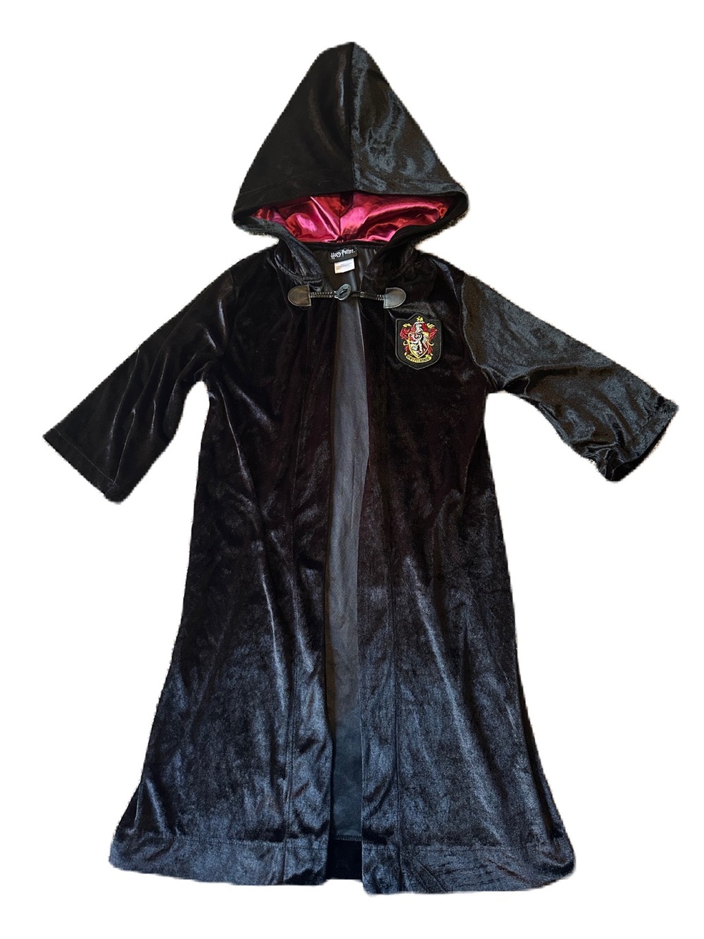Harry Potter Gryffindor Cloak Robe Childs M 7-8 Costume Halloween Book Character
